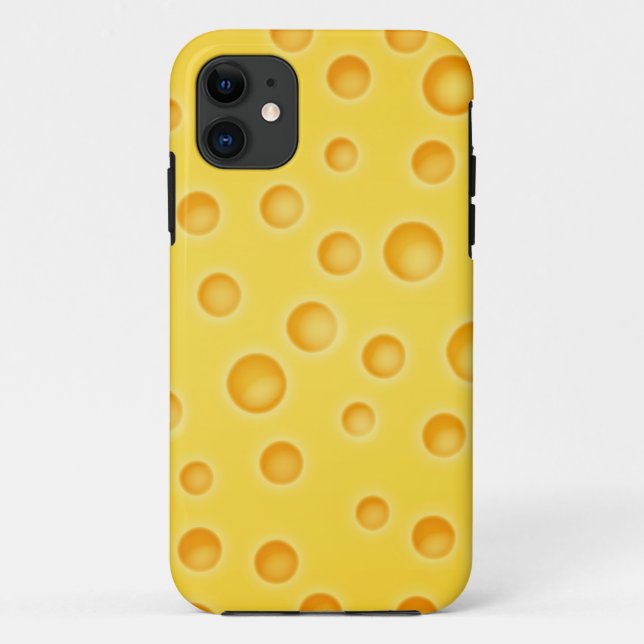 Coques Case-Mate iPhone Motif de texture au fromage suisse (Dos)