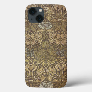 Etui iPhone 13 Motif de tulipe et de rose de William Morris