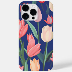 Coque Pour Pour iPhone 14 Pro Max Motif de tulipes.