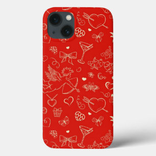 Etui iPhone 13 Motif de Valentine