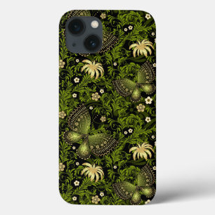 Etui iPhone 13 Motif de Vert-or de ressort