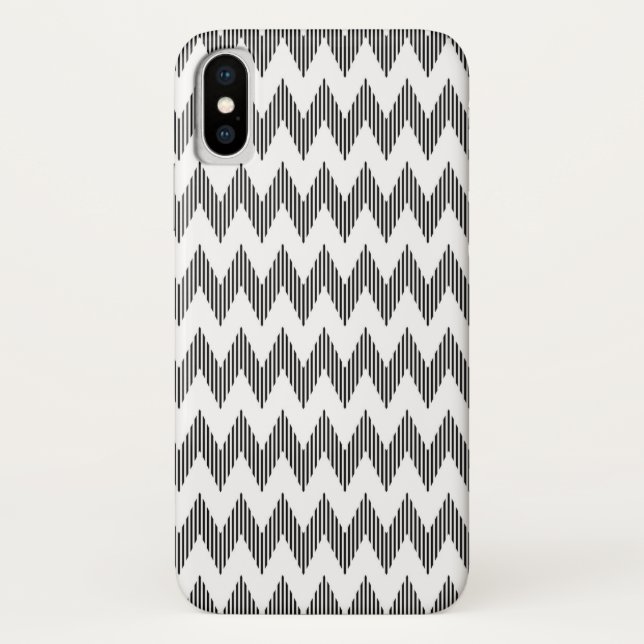 Coques Case-Mate iPhone Motif de zigzag géométrique 2 (Dos)