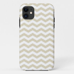 Coque iPhone 11 Motif de zigzag géométrique de hippie de chevron