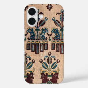 Coques iPhone 16 Motif décoratif vintage Batik Nature