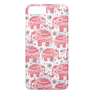 Coques Pour iPhone Motif d'éléphant rouge