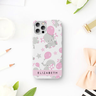 Case-Mate iPhone Case Motif D'Eléphants, Eléphants Mignons, Votre Nom