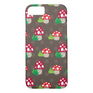 Coque iPhone 8/7 motif d'enfants de champignon