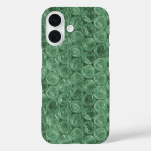 Coques iPhone 16 Motif d'enveloppement de bulle verte