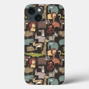 iPhone 13 Case Motif des animaux africains