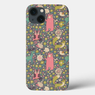 Coques Pour iPhone Motif des animaux de la forêt