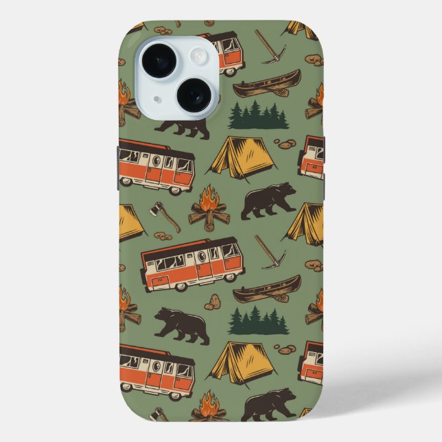 Coques Case-Mate iPhone Motif des aventures du camp d'entraînement (Verso)