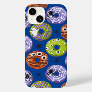 Coque Pour iPhone 14 Motif des beignets d'Halloween. Motif de Doughnut 