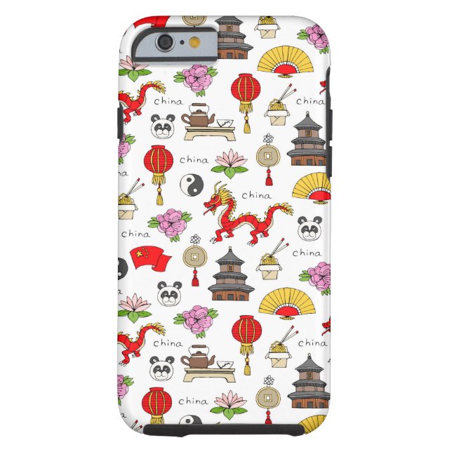 Coques Case-Mate iPhone Motif des symboles chinois (Dos)