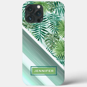 Case-Mate iPhone Case Motif d'été Tropical Feuille Green Palm personnali