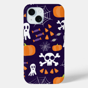 Coque Pour iPhone 15 Motif d'Halloween amusant