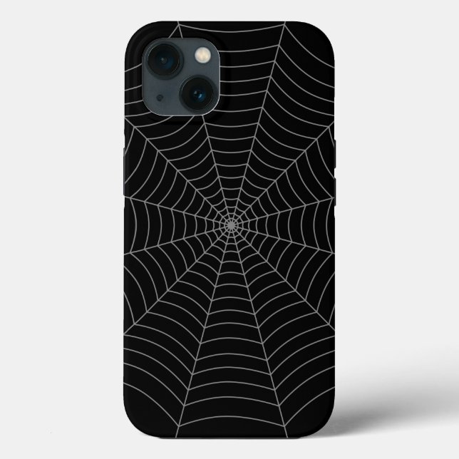 Coques Case-Mate iPhone Motif d'Halloween gris noir (Verso)
