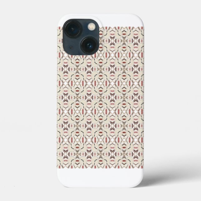 Coques Case-Mate iPhone Motif d'horloge abstrait rétro (Verso)