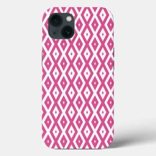 Case-Mate iPhone Case Motif diamant rose et blanc Coque-Mate iPhone ca