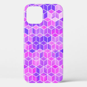 Case-Mate iPhone Case Motif d'illustration de l'hexagone aquarelle