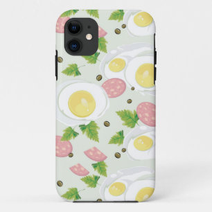 Coques Pour iPhone Motif d'oeufs et de saucisse