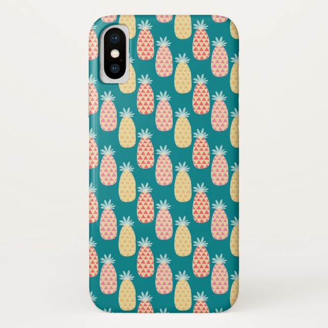 Coques Case-Mate iPhone Motif Doodle d'ananas (Dos)