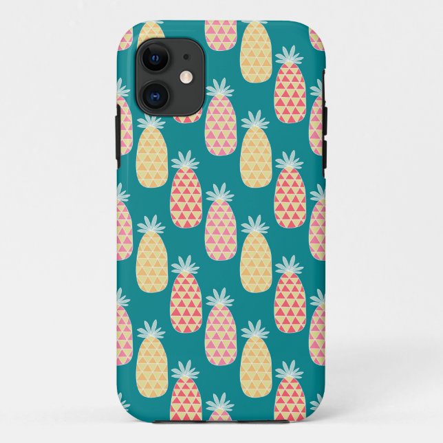 Coques Case-Mate iPhone Motif Doodle d'ananas (Dos)