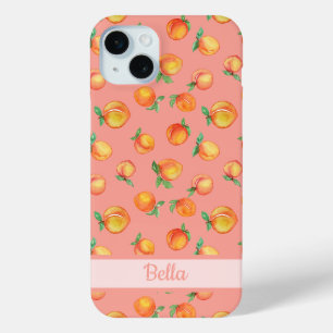 Coque iPhone 15 Mini Motif douce pêche d'été