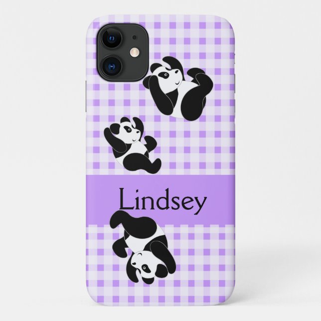Coques Case-Mate iPhone Motif d'ours panda (Dos)