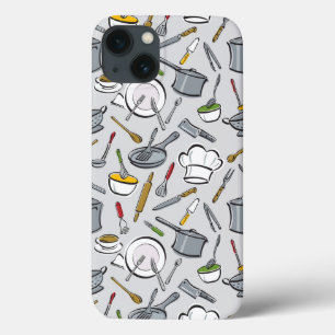 iPhone 13 Coque Motif d'outils de cuisine