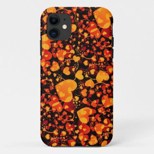 Coque Case-Mate Pour iPhone MOTIF du COEUR - jaune noir rouge