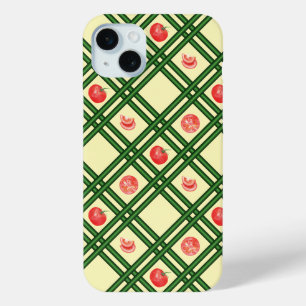 Coque iPhone 15 Mini Motif du jardinier de tomates fraîches