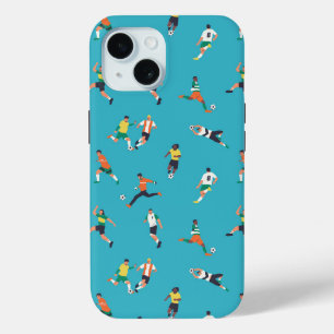 Coque Pour iPhone 15 Motif du joueur de football
