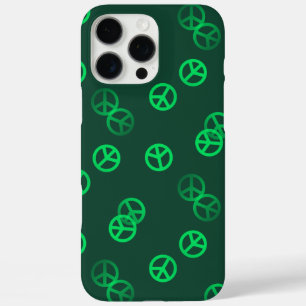 Coques iPhone 16 Pro Max Motif du panneau vert pour la paix
