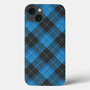 Case-Mate iPhone Case Motif écossais simple en bleu foncé
