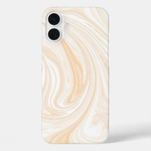 Coques iPhone 16 Plus Motif élégant en marbre blanc