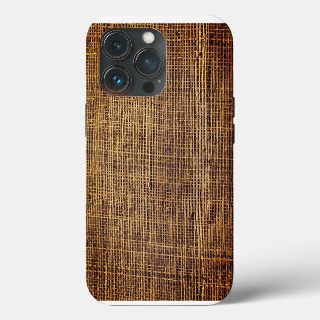 Coques Case-Mate iPhone Motif en bambou tissé (Verso)