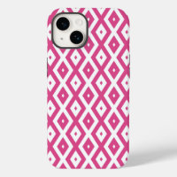 Motif en diamant rose et blanc