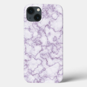 iPhone 13 Coque Motif en marbre violet