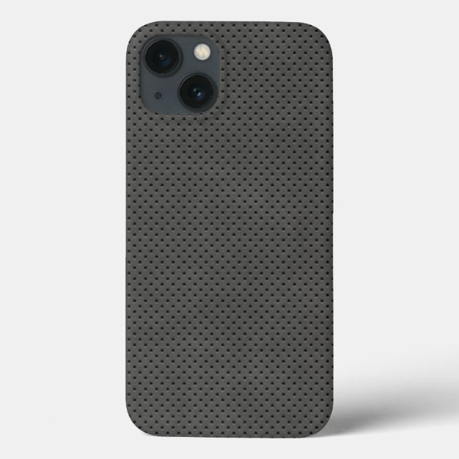 Coques Case-Mate iPhone Motif en métal foncé poreux (Verso)