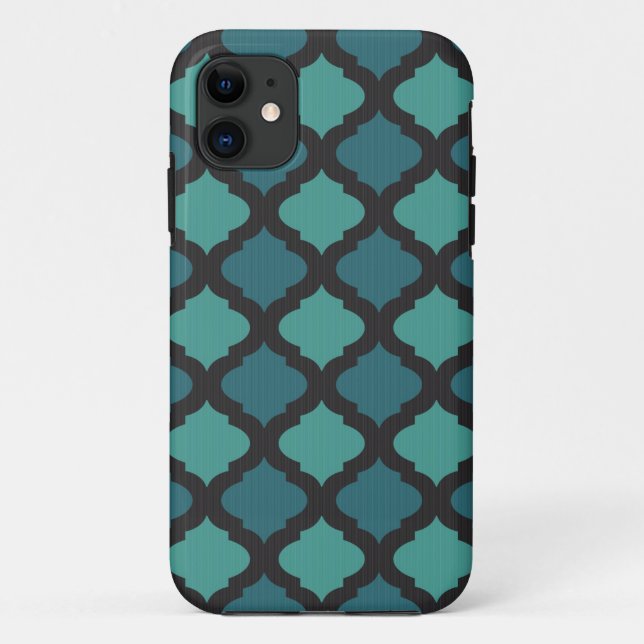Coques Case-Mate iPhone motif en mosaïque de style arabe (Dos)