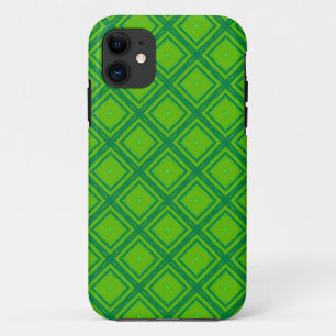 Case-Mate iPhone Case Motif en mosaïque géométrique moderne verte 3