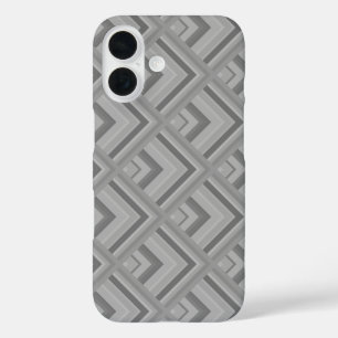 Coques iPhone 16 Motif en nuances de gris