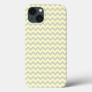 iPhone 13 Coque Motif en pastel de Chevron