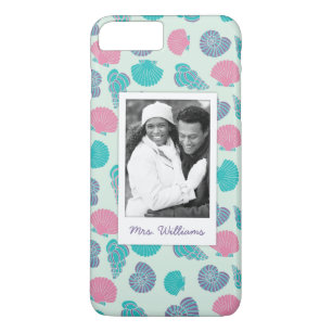 Etui iPhone Case-Mate Motif en pastel   de coquillage votre photo et nom