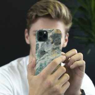 Coques iPhone 16 Motif en pierre minérale de mariposite