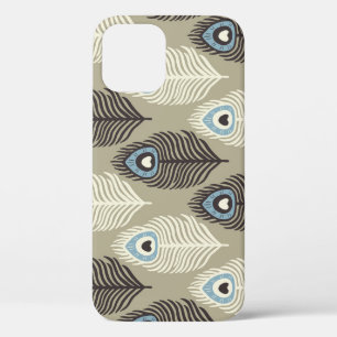 Case-Mate iPhone Case Motif en plumes de paon, style vintage.
