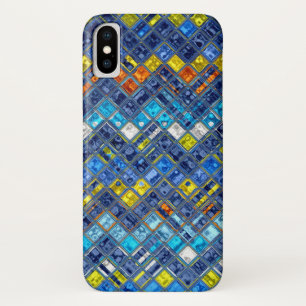 Coque iPhone X Motif en verre Abstrait en mosaïque