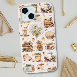 Coque Pour iPhone 15 Motif esthétique essentiel favori d'automne