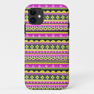 Coque iPhone 11 Motif ethnique de roses indien