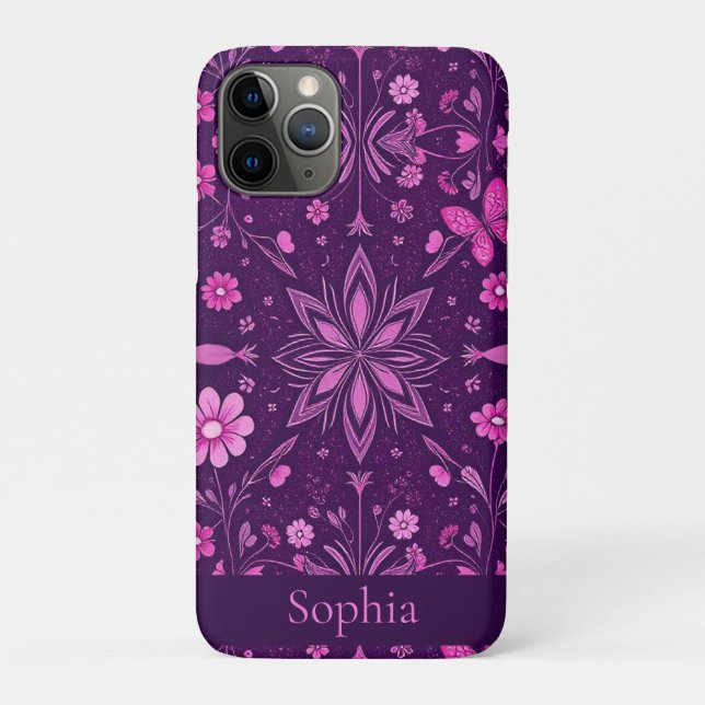 Coques Case-Mate iPhone Motif Fairycore Flower Bloom (Dos)